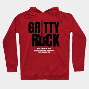 Gritty Rock Radio classic logo Hoodie